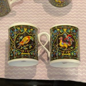 6 Rare Royal Worcester Cups